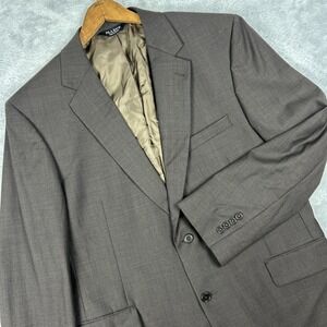 Jos A Bank Sport Coat Mens‎ 44R Brown 2 Button Classic Career Business
